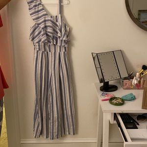 Girls striped jumpsuit